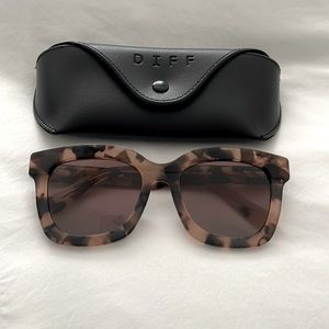 DIFF Eyewear Carson Polarized tortoise shell with case